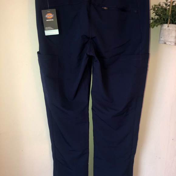 Dickies Dynamix Women Scrub Pants Navy PETITE - Picture 8 of 13